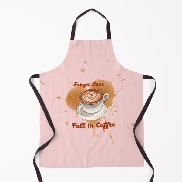 Item preview, Forget Love Fall in Coffee Art Print designed and sold by Inkworksbyshery.