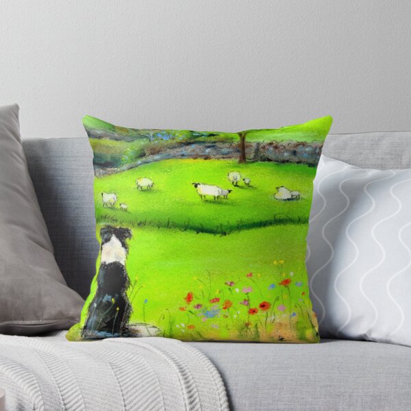 Item preview, Keeping Watch - Border Collie Sheep Dog designed and sold by TheWishingShed.