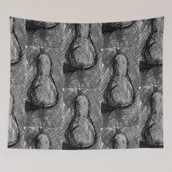 Item preview, Sketchy Pear. Greyscale  designed and sold by DancingCreek.