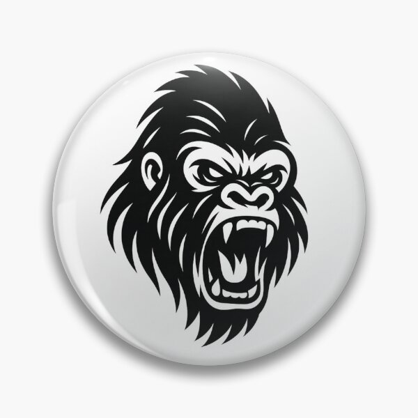 Item preview, Tribal Gorilla Head – Wild Tribal Gorilla Head | Alpha Power designed and sold by DjokosDisigns.