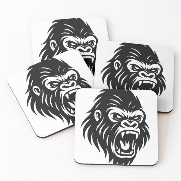 Item preview, Tribal Gorilla Head – Wild Tribal Gorilla Head | Alpha Power designed and sold by DjokosDisigns.