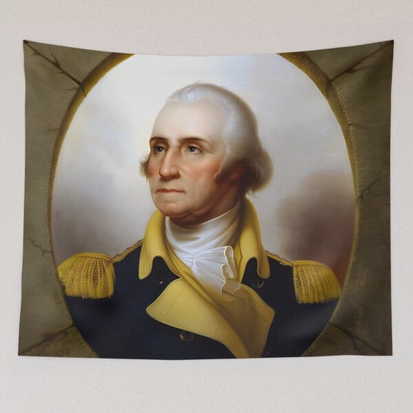 Aperçu de l'œuvre Portrait de hublot du général George Washington créée et vendue par Jon-Baran.