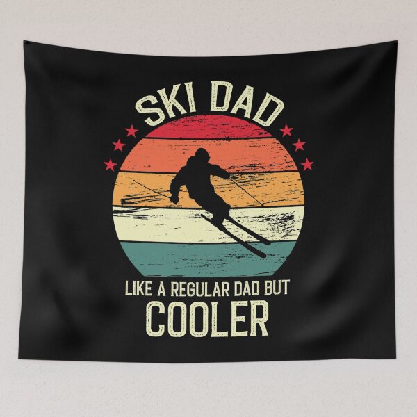 Item preview, Ski Dad Like A Regular Dad But Cooler - Vintage Retro Ski Dad Gift designed and sold by TiuCorniyah.