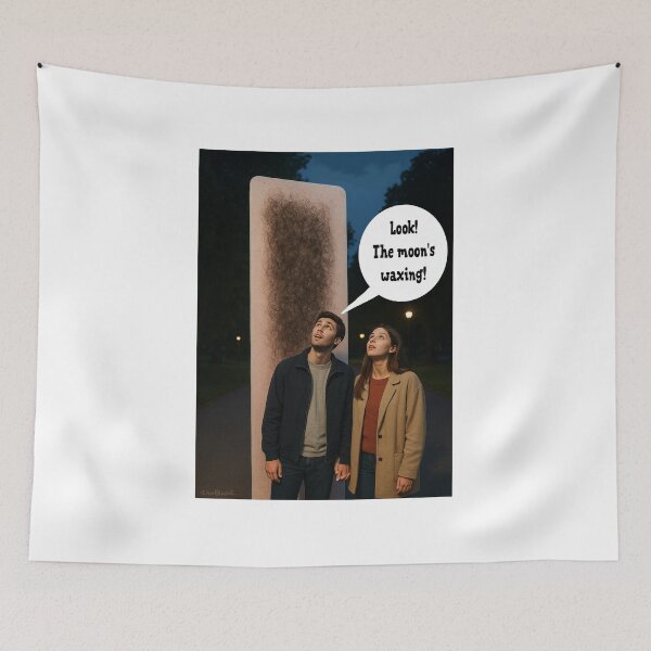 Item preview, Waxing Moon designed and sold by IanBakerToons.