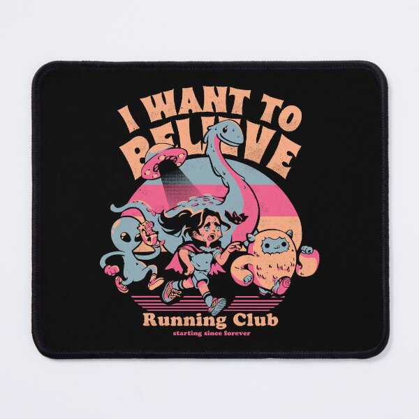 Item preview, I Want To Believe Running Club designed and sold by Horta Studio.