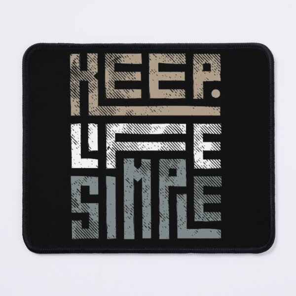 Item preview, Keep Life Simple Motivational Graphic Tee | Minimalist Streetwear Unisex Shirt designed and sold by Lamiie.