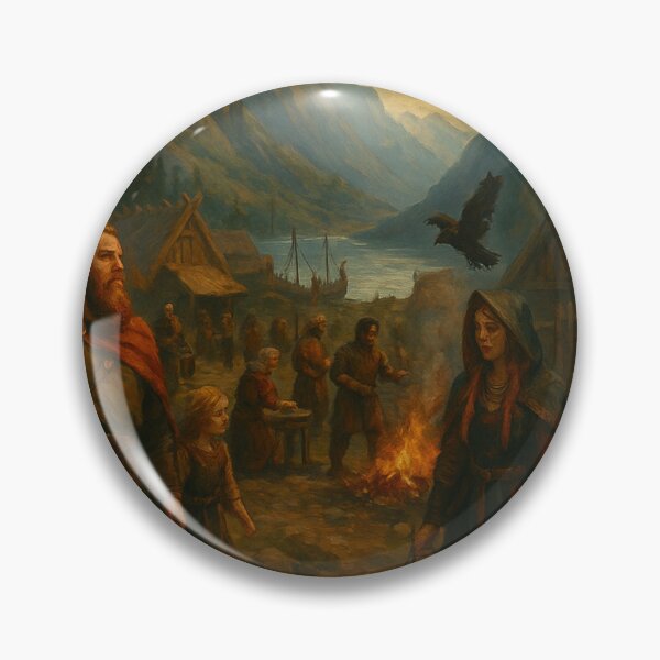 Item preview, Viking Village – Life by the Fjord designed and sold by jolille.