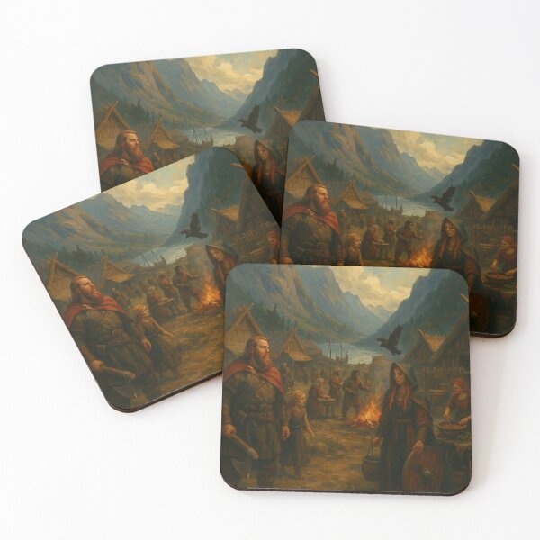 Item preview, Viking Village – Life by the Fjord designed and sold by jolille.