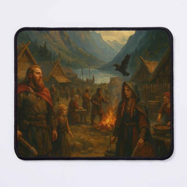 Item preview, Viking Village – Life by the Fjord designed and sold by jolille.