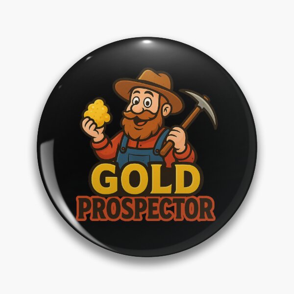 Item preview, Gold Prospector Miner designed and sold by Prints-by-Olaf.