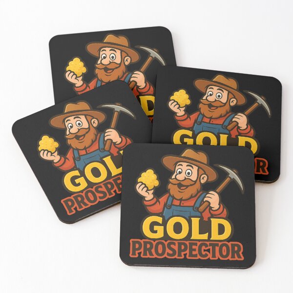 Item preview, Gold Prospector Miner designed and sold by Prints-by-Olaf.