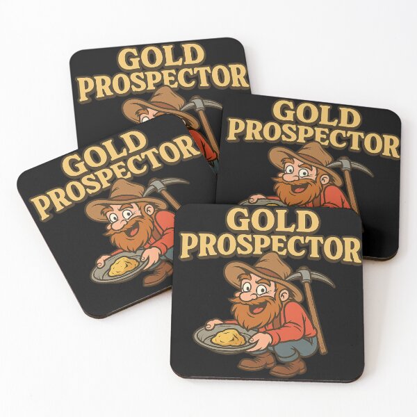 Item preview, Gold Prospector Miner designed and sold by Prints-by-Olaf.