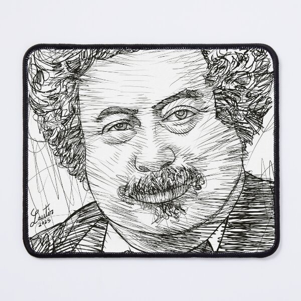 Item preview, ALEXANDRE DUMAS ink portrait .2 designed and sold by lautir.
