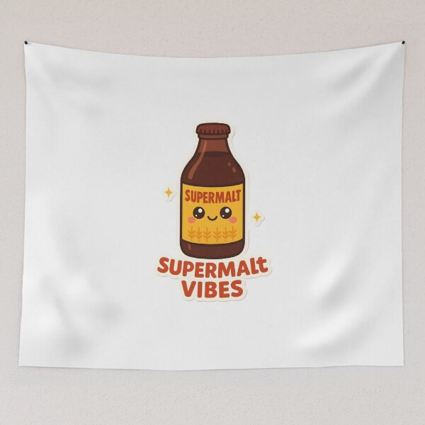 Item preview, Kawaii Supermalt Bottle Sticker – Cute African Drink Art, Nigerian Beverage designed and sold by OsasChild.