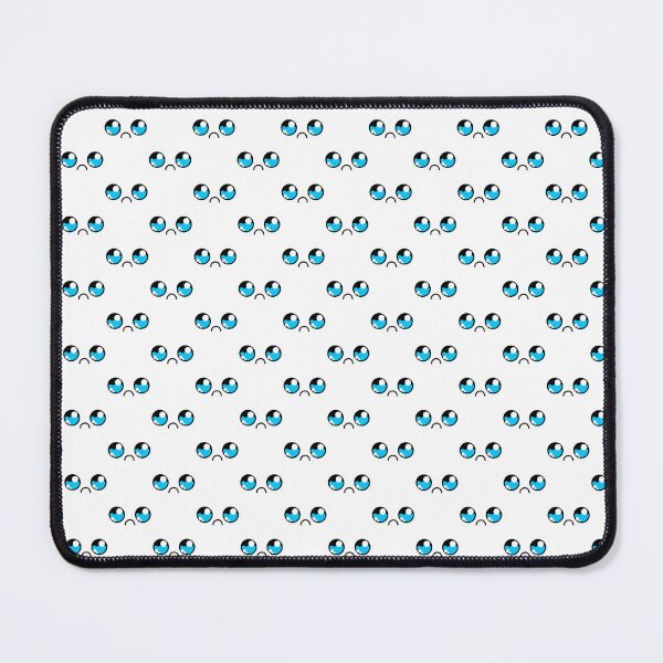 Item preview, Cute kawaii sad teary eyes face pattern designed and sold by BlushyPrint.
