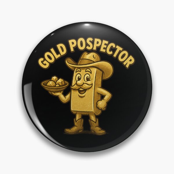 Item preview, Gold Prospector Miner designed and sold by Prints-by-Olaf.