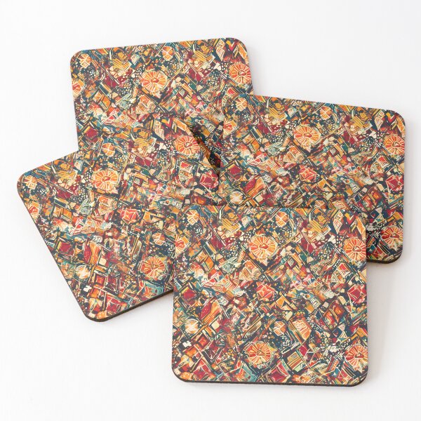 Item preview, Colors Vivid Geometric Patterns Bold Abstract Art Design designed and sold by ART ATTACK ZONE.