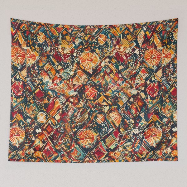 Item preview, Colors Vivid Geometric Patterns Bold Abstract Art Design designed and sold by ART ATTACK ZONE.