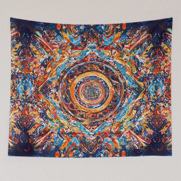 Item preview, Colorful Vivid Geometric Patterns Bold Abstract Art Design designed and sold by ART ATTACK ZONE.