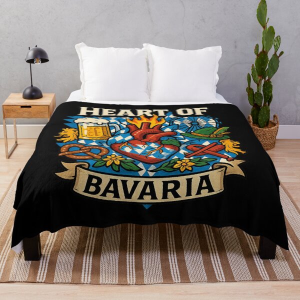Item preview, Heart Of Bavaria - Gift for German Heritage Bavarian Oktoberfest Crest Art designed and sold by Jarminis.
