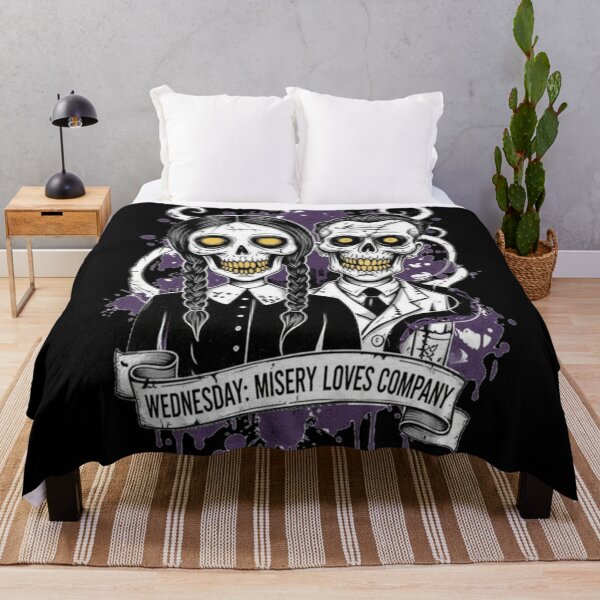Item preview, Wednesday: misery loves company designed and sold by WednesdayAndYou.