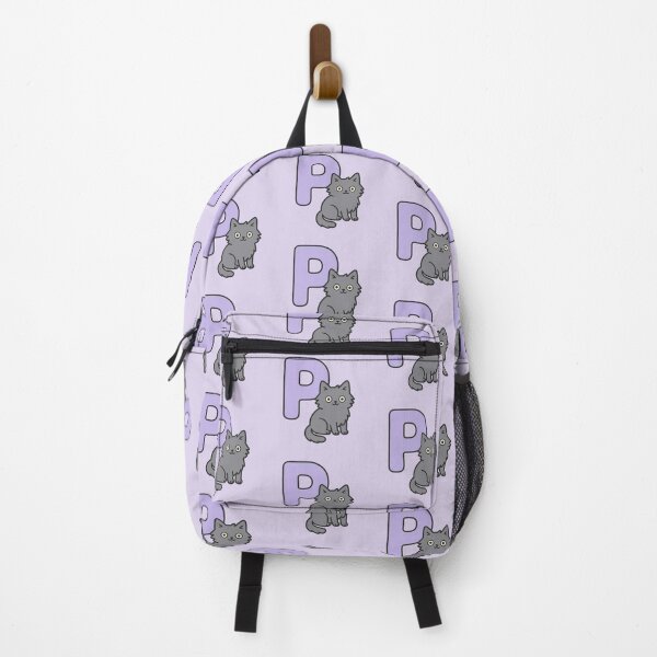 Item preview, Alphabet “P” – Cute Fluffy Cat Initial Sticker designed and sold by wwshd.