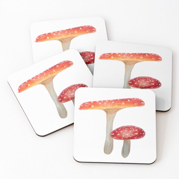 Item preview, Red Mushroom Pencil Drawing designed and sold by Artfully Angelic.