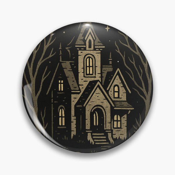 Item preview, Haunted house designed and sold by Hillarprints.