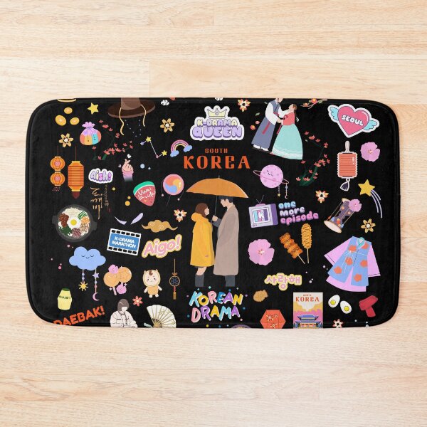 Item preview, K-drama design (black background) designed and sold by nelkrshop.