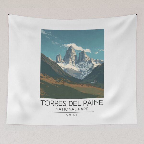 Item preview, Torres Del Paine National Park - Patagonia - Chile designed and sold by GoodOldVintage.