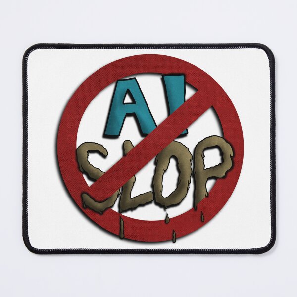 Item preview, No AI Slop designed and sold by Rasmenia.
