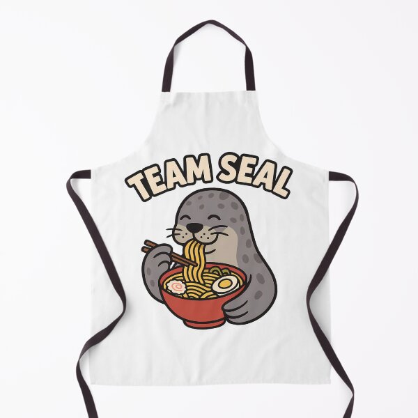 Item preview, Team Seal Ramen Funny Leopard Seal Cartoon designed and sold by NatureStyle555.