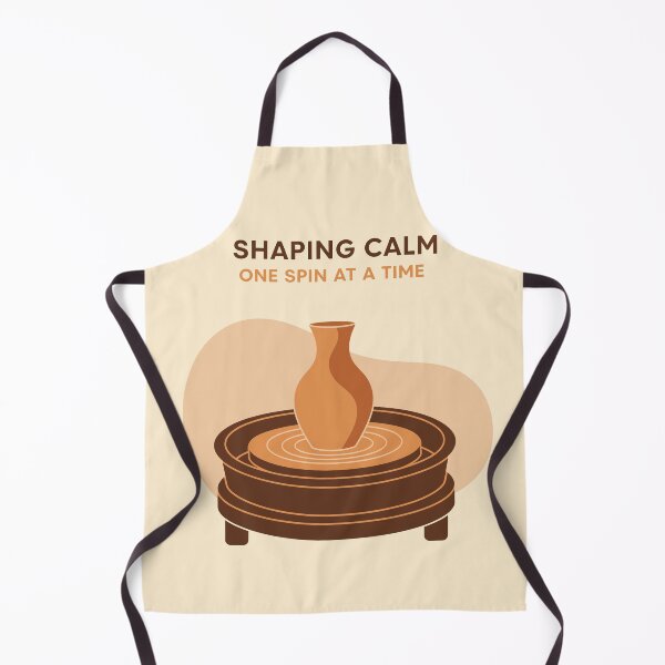 Item preview, Shaping Calm One Spin at a Time - Minimalist Pottery Wheel designed and sold by LockjowArt.