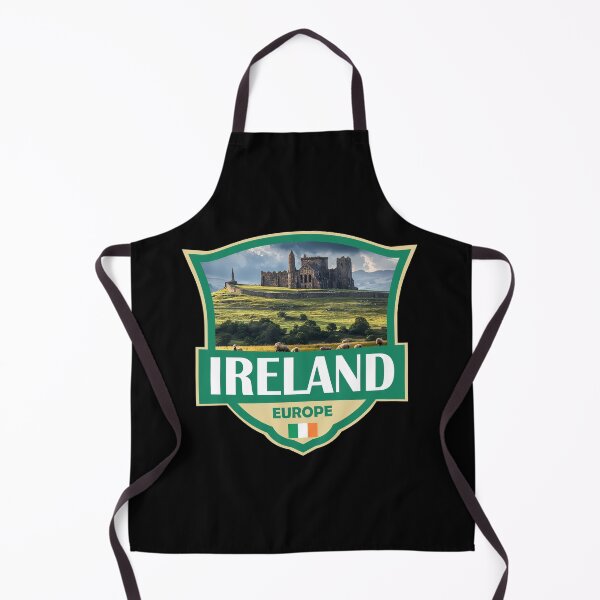 Item preview, Ireland Illustration Retro Badge designed and sold by KrisSidDesigns.