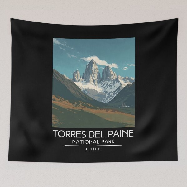 Item preview, Torres Del Paine National Park - Patagonia - Chile designed and sold by GoodOldVintage.