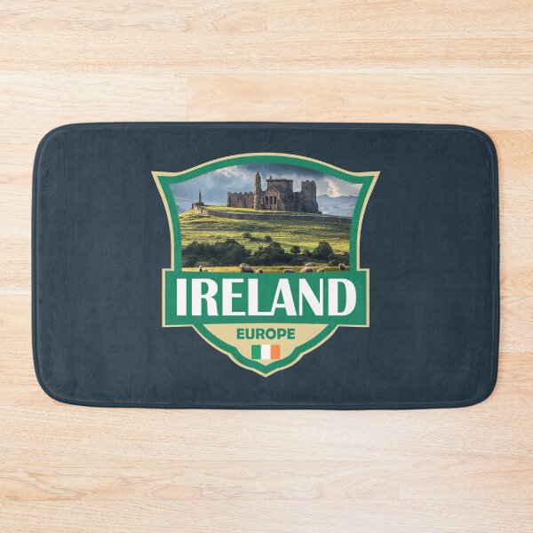 Item preview, Ireland Illustration Retro Badge designed and sold by KrisSidDesigns.