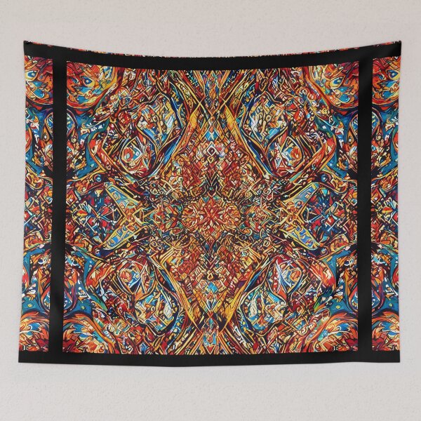 Item preview, USA Vivid Geometric Patterns Bold Abstract Art Design designed and sold by ART ATTACK ZONE.