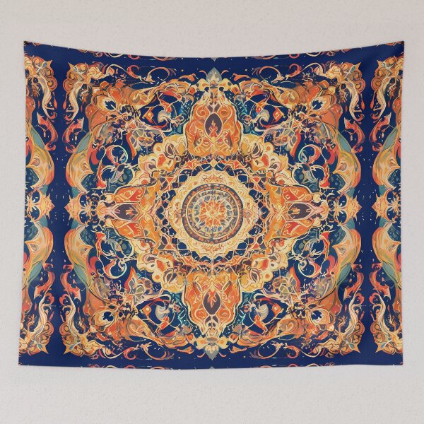 Item preview, SPAIN Vivid Geometric Patterns Bold Abstract Art Design designed and sold by ART ATTACK ZONE.