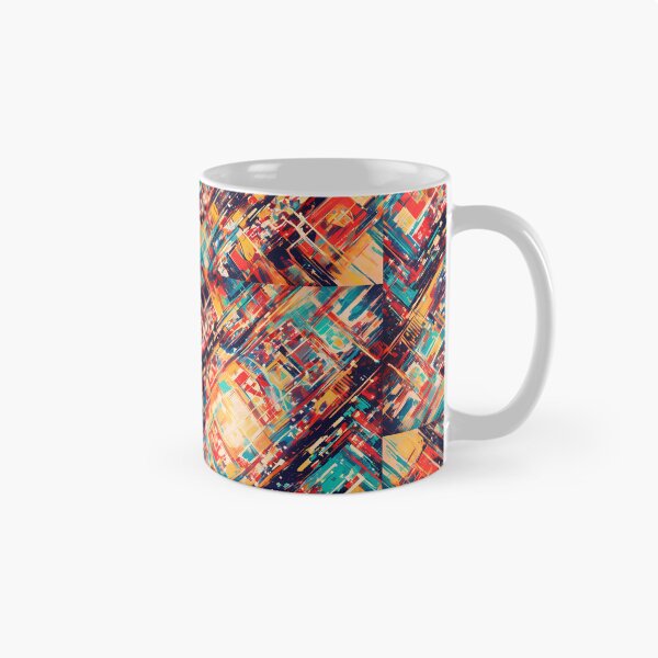 Artikelvorschau, ITALIEN Lebendige geometrische Muster Fett abstrakte Kunst Design entworfen und verkauft von ART ATTACK ZONE.