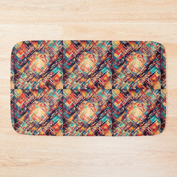 Item preview, ITALY Vivid Geometric Patterns Bold Abstract Art Design designed and sold by ART ATTACK ZONE.