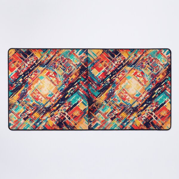 Item preview, ITALY Vivid Geometric Patterns Bold Abstract Art Design designed and sold by ART ATTACK ZONE.