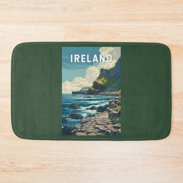 Item preview, Ireland Illustration Travel Art Vintage designed and sold by KrisSidDesigns.