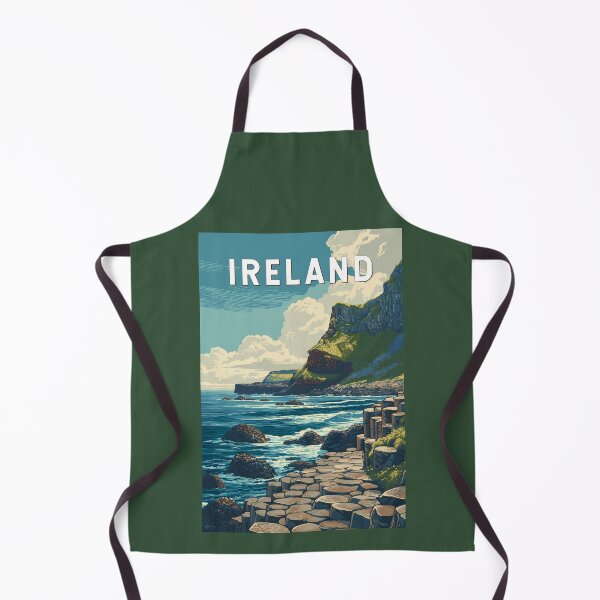 Item preview, Ireland Illustration Travel Art Vintage designed and sold by KrisSidDesigns.