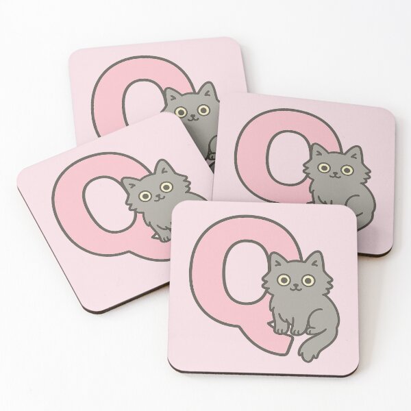 Item preview, Alphabet “Q” – Cute Fluffy Cat Initial Sticker designed and sold by wwshd.