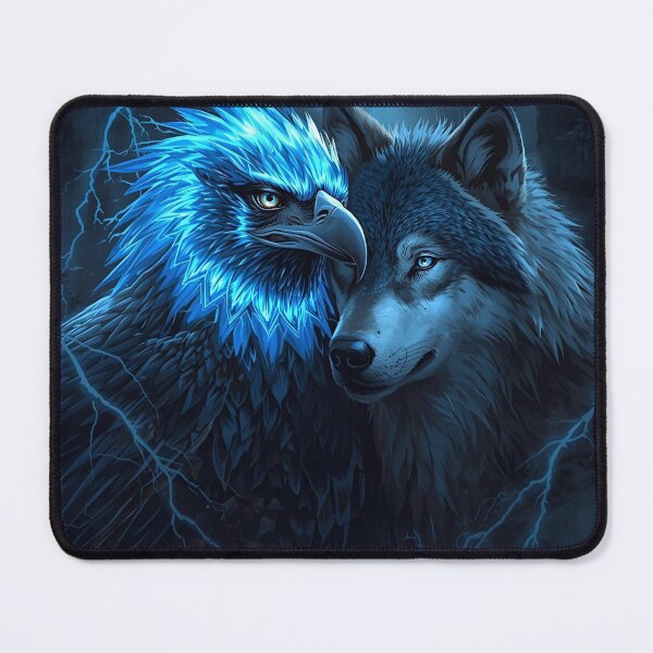 Item preview, Eagle and Wolf designed and sold by RisingWolfStudio.