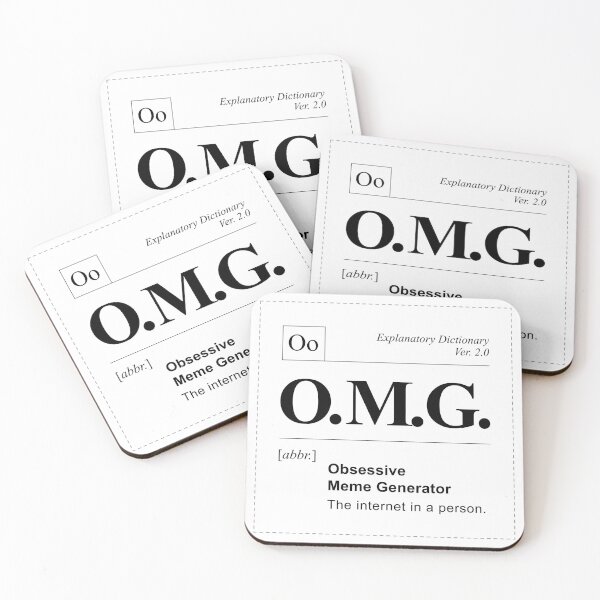 Item preview, OMG - Word of a Day designed and sold by oops-I-drew-again.