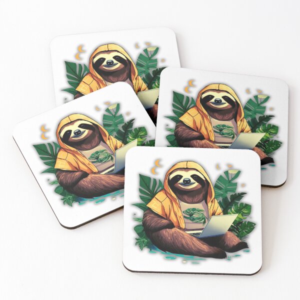 Item preview, Lazy Sloth in Action designed and sold by Zofia Sosnecka.