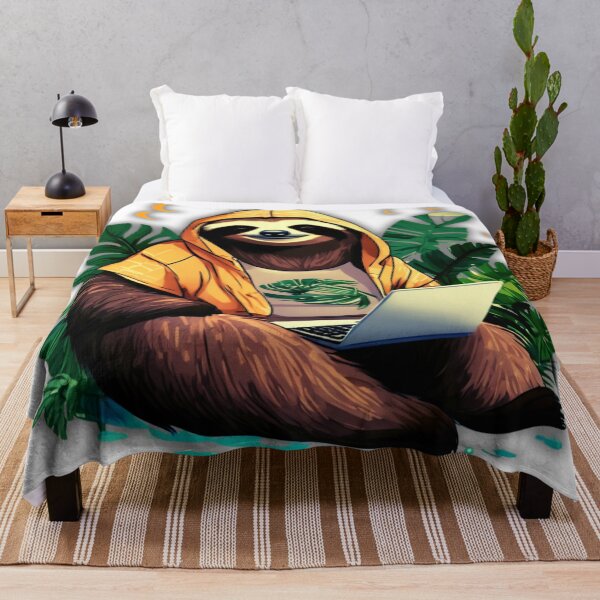 Item preview, Lazy Sloth in Action designed and sold by Zofia Sosnecka.