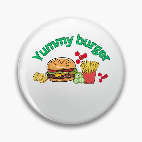 Item preview, Deliciosa Hamburguesa • Hamburguesa Deliciosa • Hambúrguer Delicioso  designed and sold by LenaBlueDesigns.