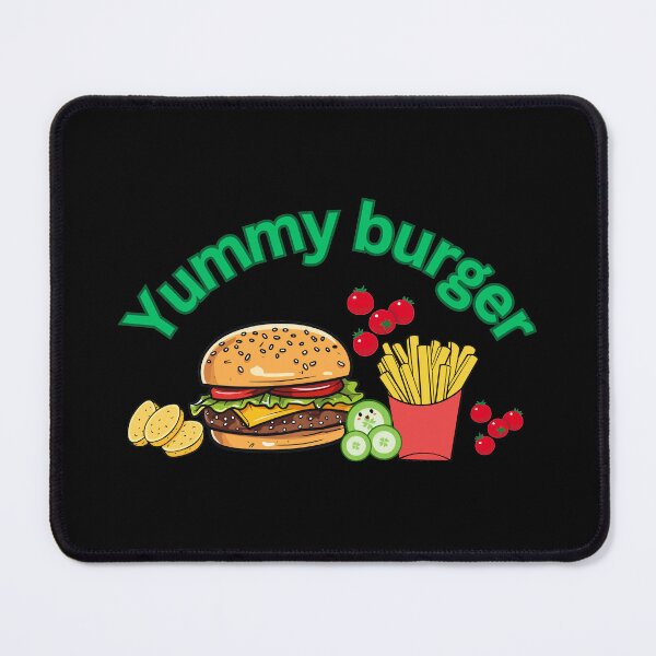 Item preview, Yummy Burger • Hamburguesa Deliciosa • Hambúrguer Delicioso designed and sold by LenaBlueDesigns.